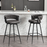 Charchol Grey Presley Bar Stool